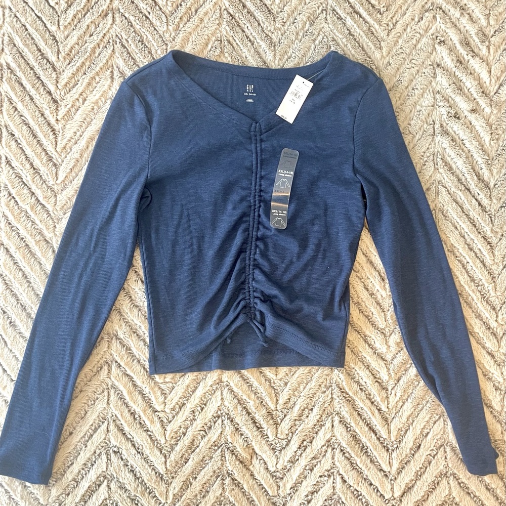 NWT Gap Kids long sleeve knit top XXL